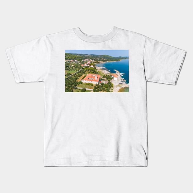 Kraj, island Pašman, Croatia Kids T-Shirt by ivancoric